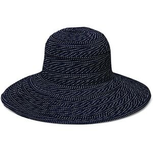 Wide Brimmed Polka Dot Sun Hat